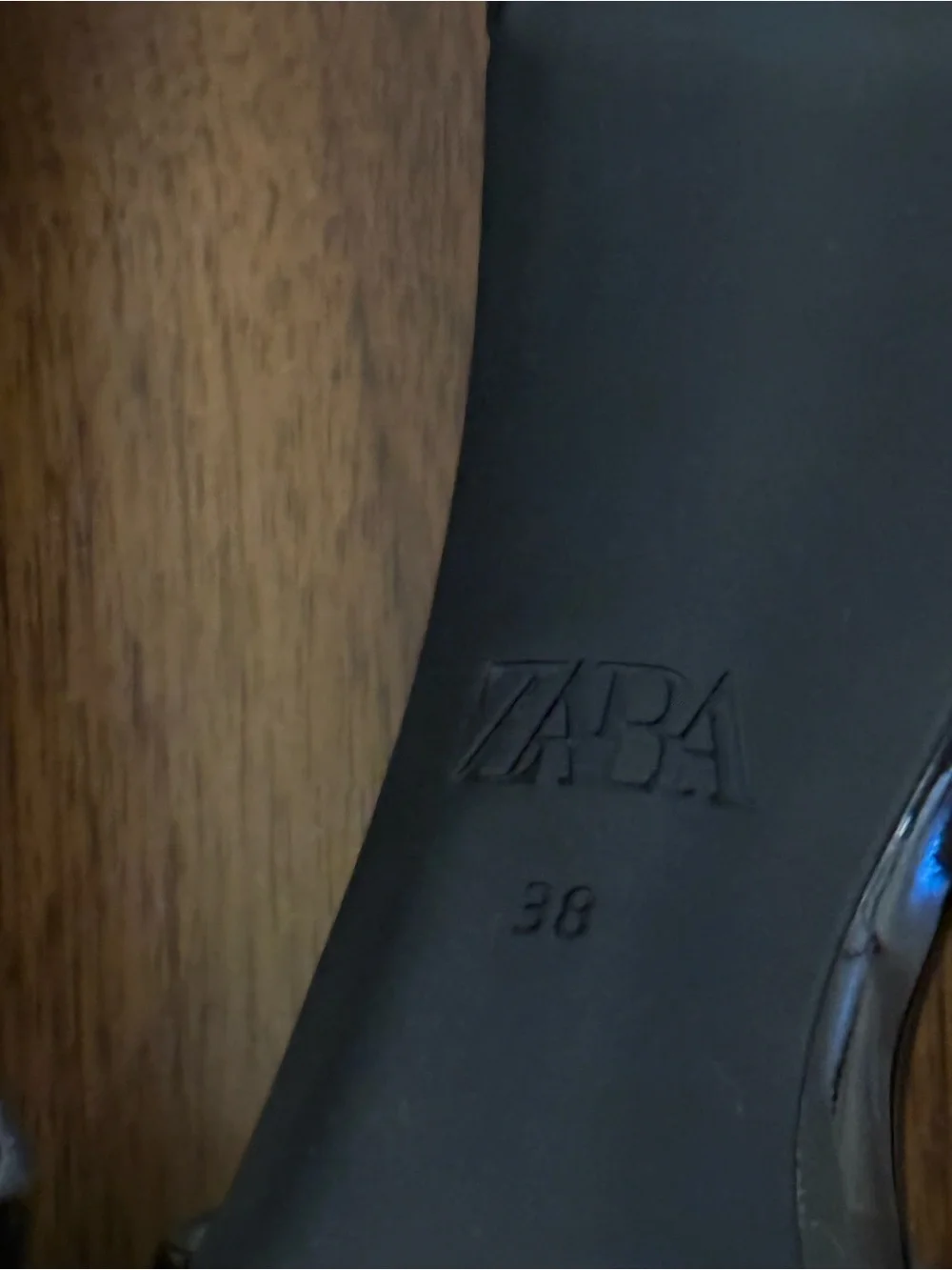 Zara black patent